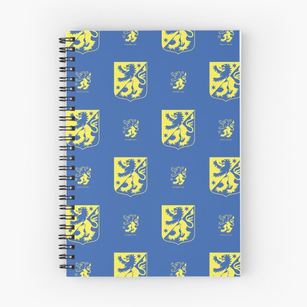 Item preview, Västergötland Two Tone Lion, Blue and Yellow Pattern (Sweden/ Svenska landskap) designed and sold by Landskapsbutiken .com.