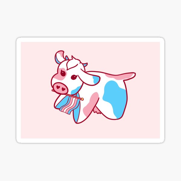 Aperçu de l'œuvre Vache pour les droits des trans créée et vendue par TFPShop.