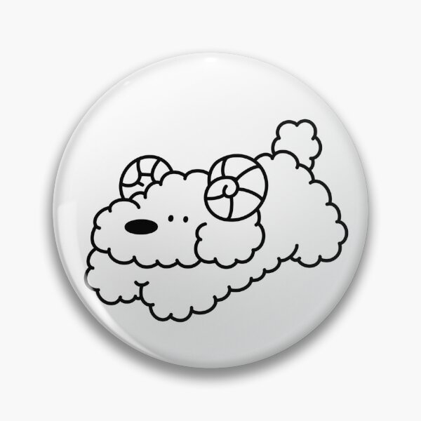 Item preview, Fluffy ram dog designed and sold by Thing3of4girlie.
