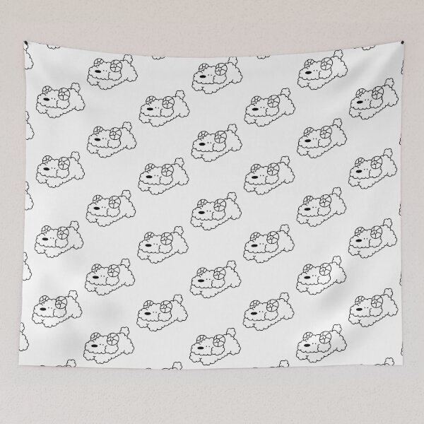 Item preview, Fluffy ram dog designed and sold by Thing3of4girlie.