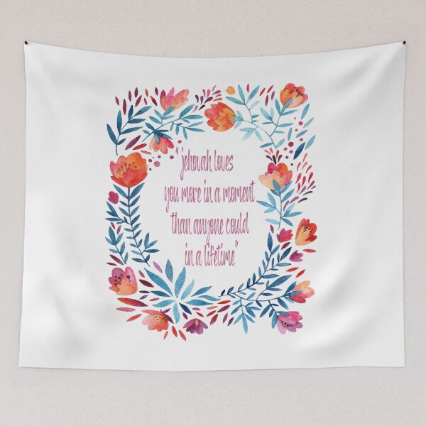 Item preview, Jehovah Loves You Spiral Notebook designed and sold by crafts-gift.