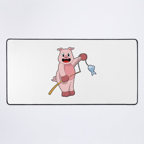 Item preview, Pig Angler Fish Fishing designed and sold by Snabdesign84.