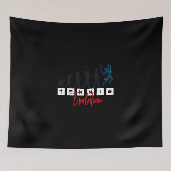 Item preview, Tennis Enthusiast Evolution Of Man Sticker designed and sold by dianesandraon.