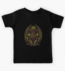 cthulhu ascii Kids Tee