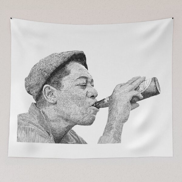 Item preview, Red Drinking a Beer designed and sold by Bill Skraps.