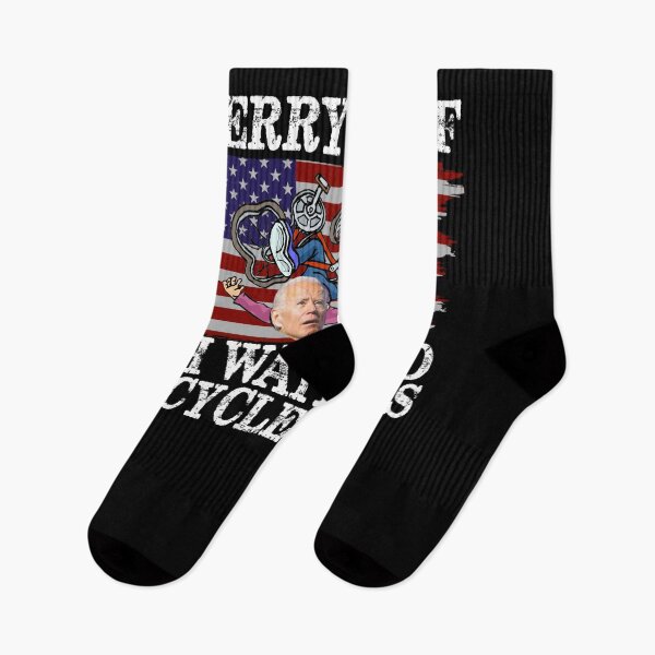 Item preview, Merry 4th of July Oh wait I need Bicycle Lessons Biden Bike Bicycle falls Off designed and sold by bobbygies3720.