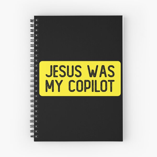 Item preview, Jesus Was My Copilot Funny Bumper designed and sold by Sour Soul.