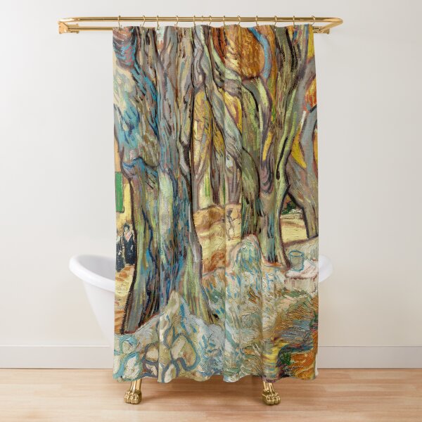 Item preview, The Large Plane Trees (Road Menders at Saint-Rémy) (1889) by Vincent Van Gogh designed and sold by amrmab.