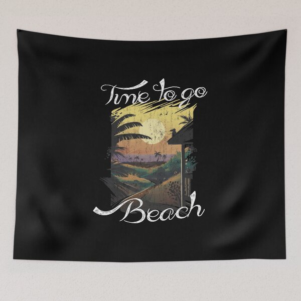 Item preview, Time to Go Beach designed and sold by FanityPrints.