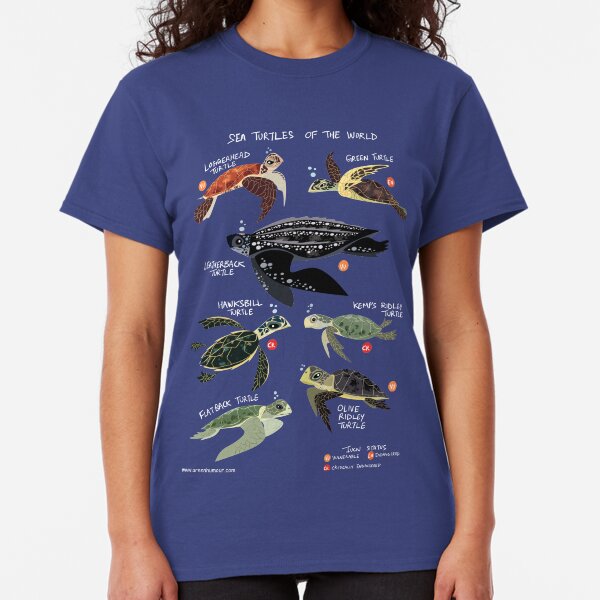 Sea Turtles of the World Classic T-Shirt