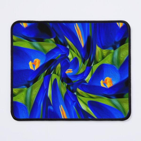 Item preview, Blue Saffron Crocus Pattern designed and sold by Patternflower.