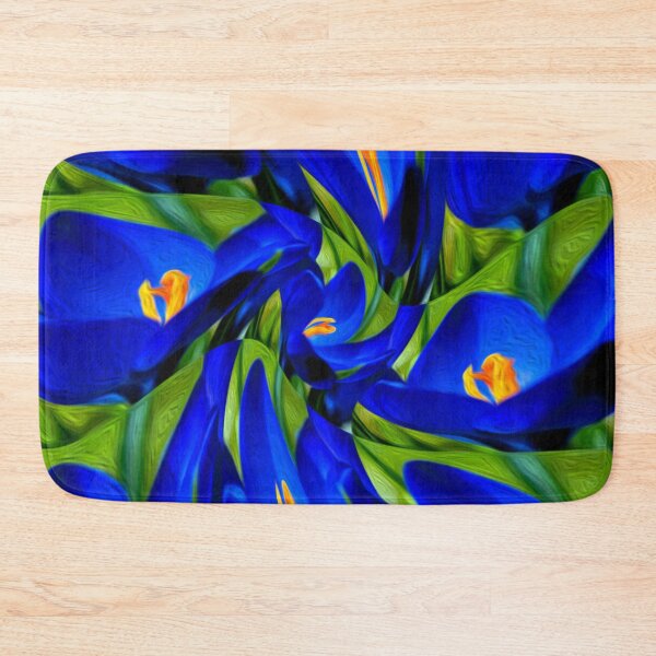 Item preview, Blue Saffron Crocus Pattern designed and sold by Patternflower.