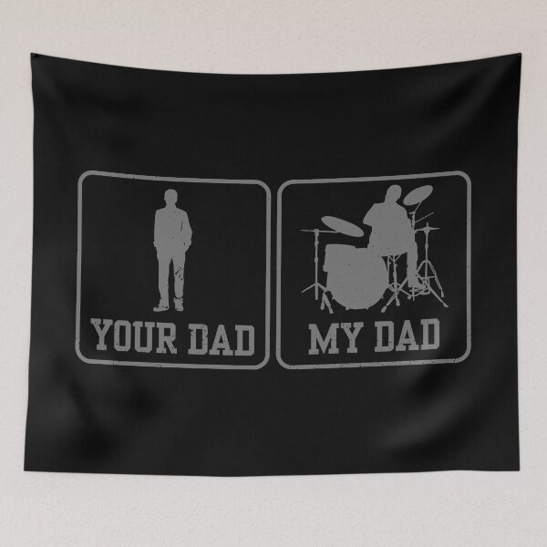 Item preview, Rock Drummer Dad My Rockband Rockstar Daddy designed and sold by haselshirt.
