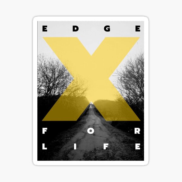 "Straight Edge for Life Active Straight Edge" Sticker by momshow