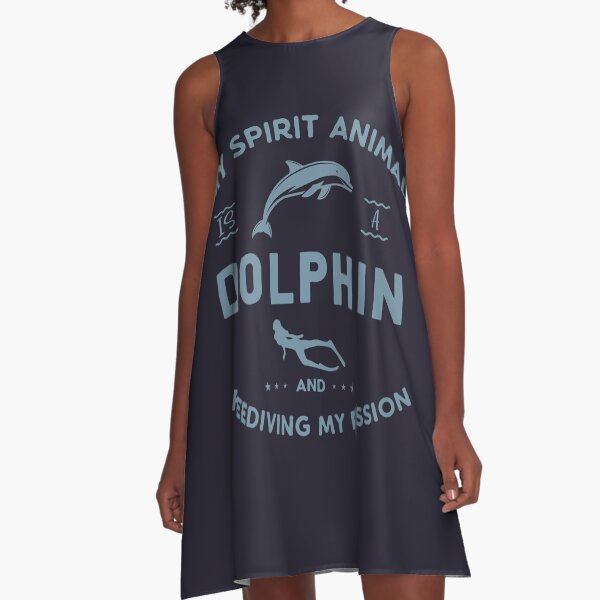 Item preview, My Spirit Animal Is A Dolphin And Freediving My Passion designed and sold by cotros.