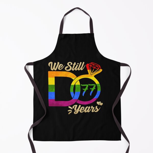 Item preview, WE STILL DO WEDDING ANNIVERSARY LGBTQ PRIDE RAINBOW 77 YEARS designed and sold by sobriowslen.