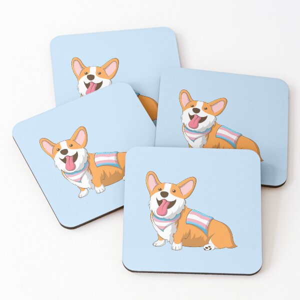 Item preview, Pride Corgi Transgender designed and sold by NLDStudios.
