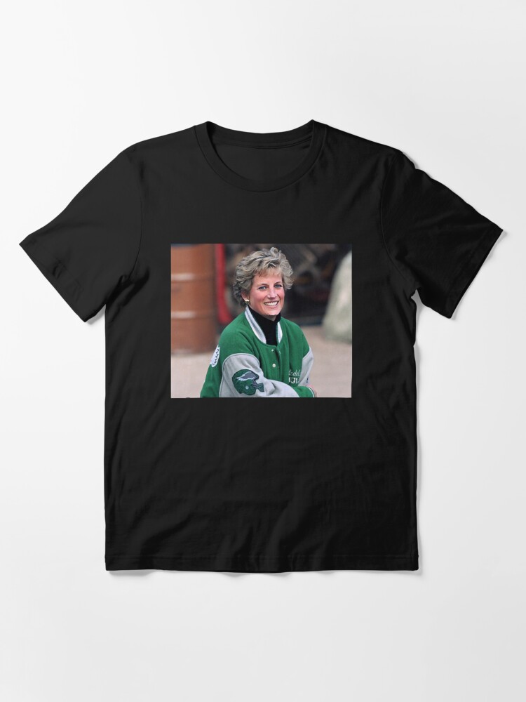 Princess Diana Wearing Philadelphia Eagles Jacket Shirt - High