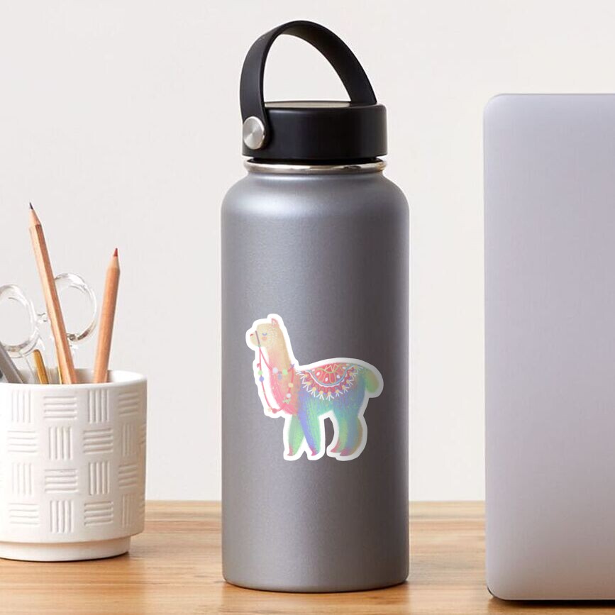 Colorful Alpaca Sticker