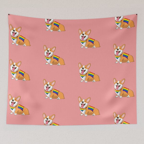 Item preview, Pride Corgi Rainbow designed and sold by NLDStudios.