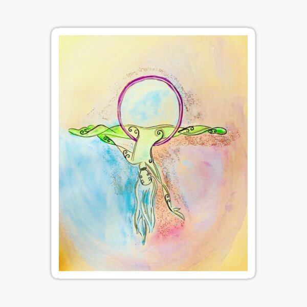 Lyra Dancer Watercolor Sticker