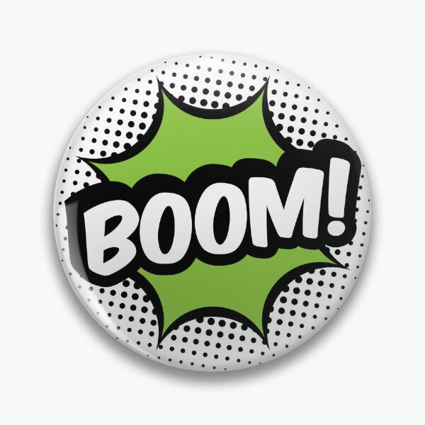 Item preview, Boom Comic Text White designed and sold by RaybenMedia.