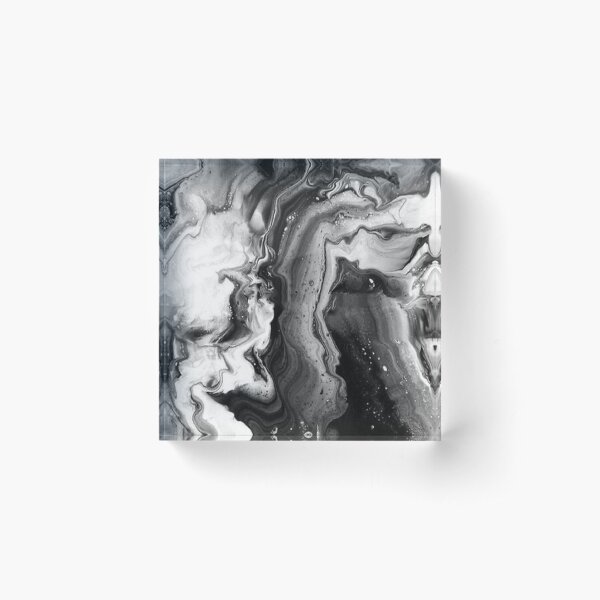Item preview, Leaking Black and White Marble designed and sold by 4ogo Design.