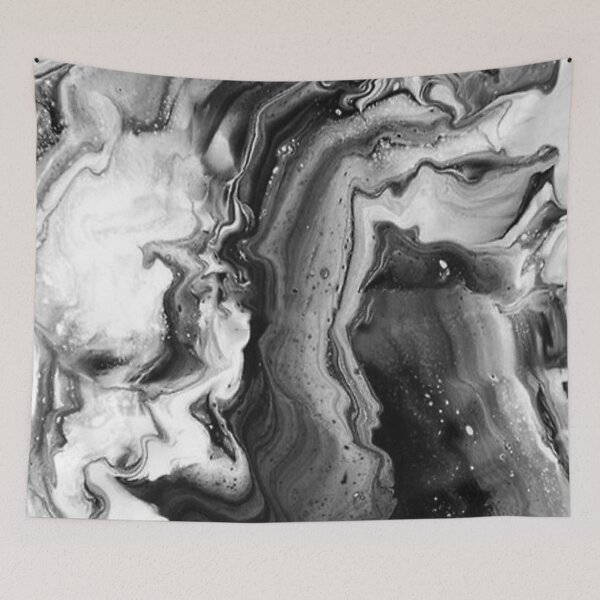 Item preview, Leaking Black and White Marble designed and sold by 4ogo Design.