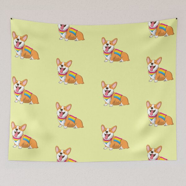 Item preview, Pride Corgi Pansexual designed and sold by NLDStudios.
