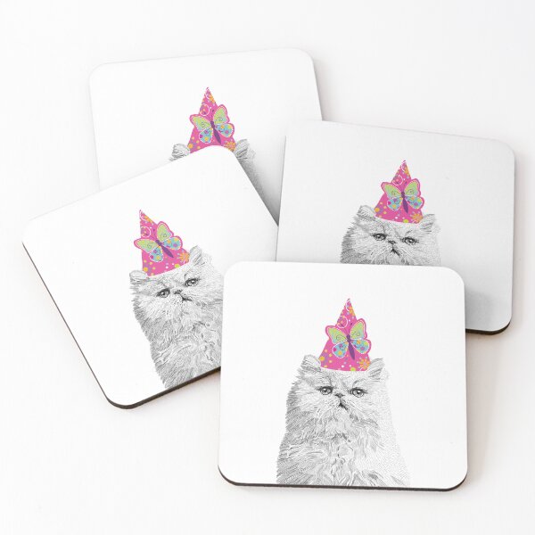 Item preview, Birthday Party Cat designed and sold by Bill Skraps.
