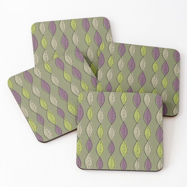 Item preview, Retro Modern Leaves designed and sold by Ashlison.