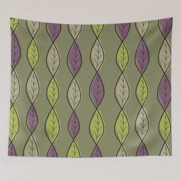 Item preview, Retro Modern Leaves designed and sold by Ashlison.