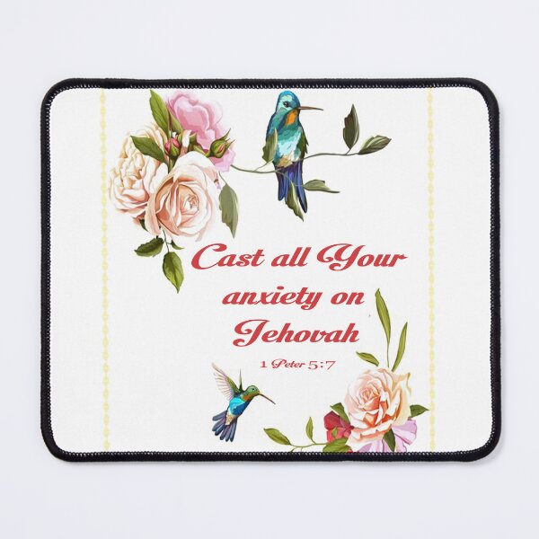 Item preview, 1 Peter 5:7 spiral notebook designed and sold by crafts-gift.
