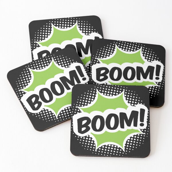 Item preview, Boom Comic Text Black designed and sold by RaybenMedia.
