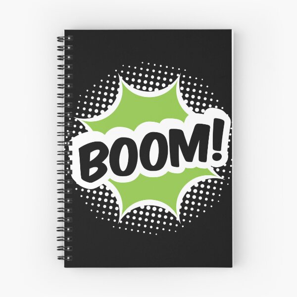 Item preview, Boom Comic Text Black designed and sold by RaybenMedia.