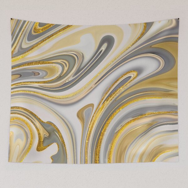 Item preview, Abstract Marble Texture With Golden Veins 31...High quality designed and sold by aprajoos.