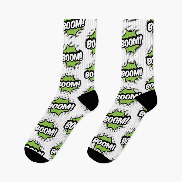 Item preview, Boom Comic Text White designed and sold by RaybenMedia.