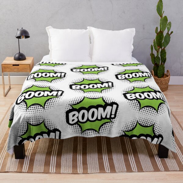 Item preview, Boom Comic Text White designed and sold by RaybenMedia.