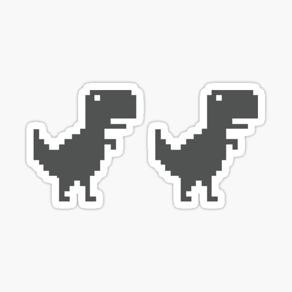 Google Chrome T-Rex offline Sticker
