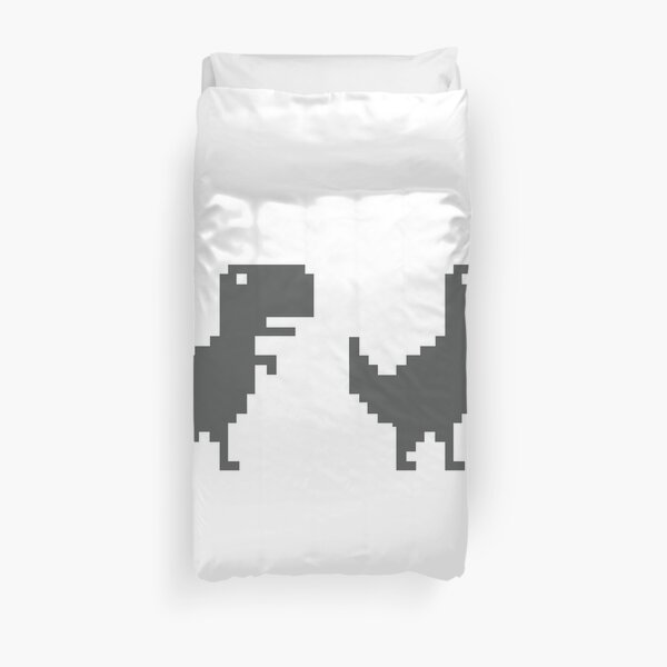 Google Chrome T-Rex offline Duvet Cover