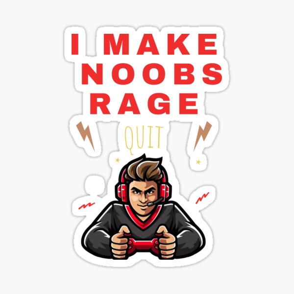 Rage Quit Gaming Sticker