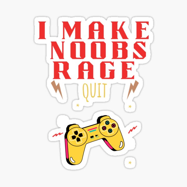 Rage Quit Gaming Sticker