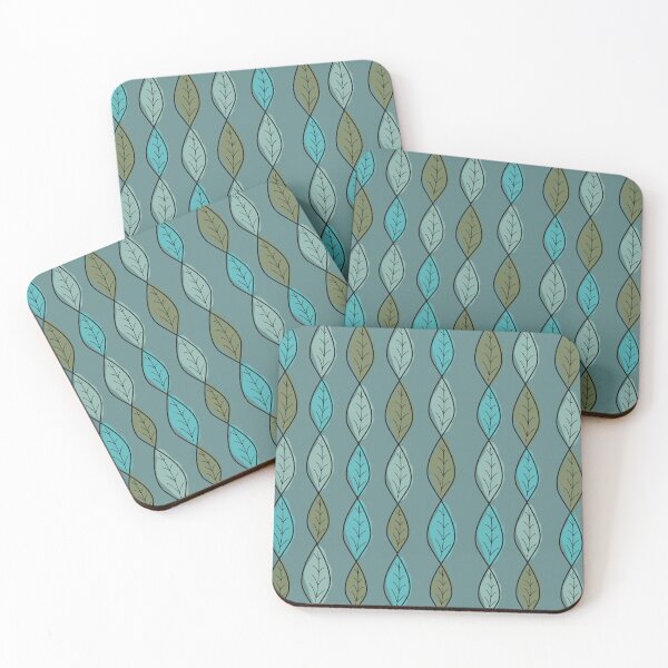 Item preview, Retro Modern Leaves designed and sold by Ashlison.