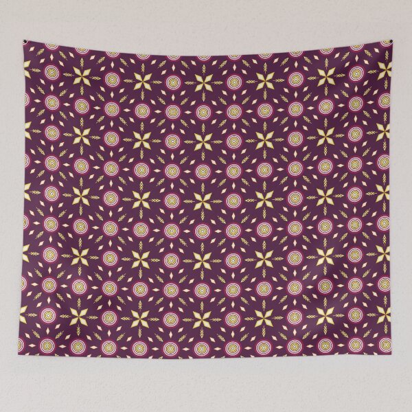 Item preview, Colorful fabric pattern  designed and sold by mushopja.