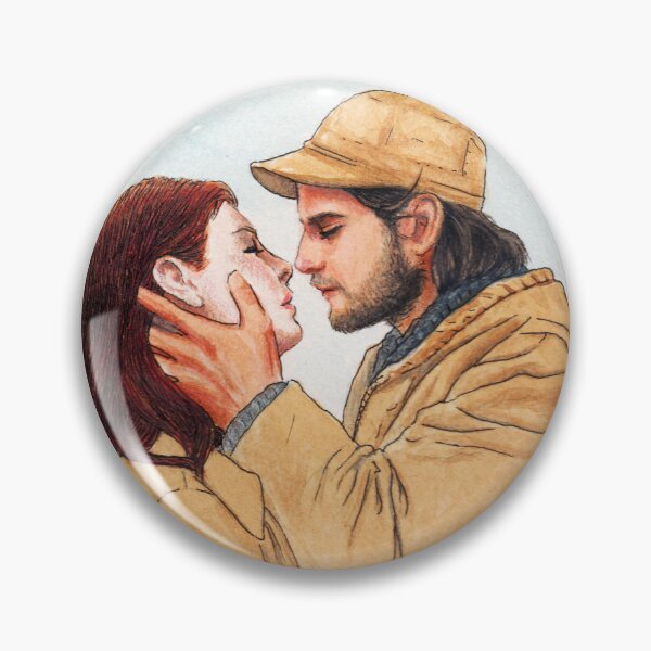 Item preview, Jackie and Ryan illustration designed and sold by Sara-Rae.