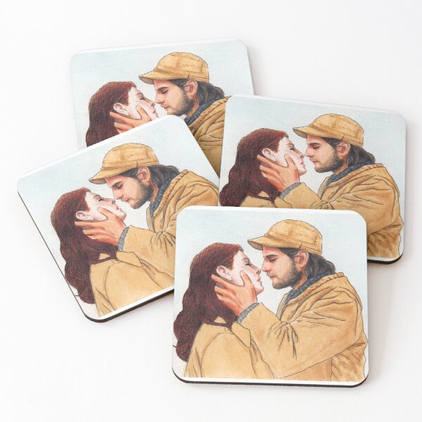 Item preview, Jackie and Ryan illustration designed and sold by Sara-Rae.