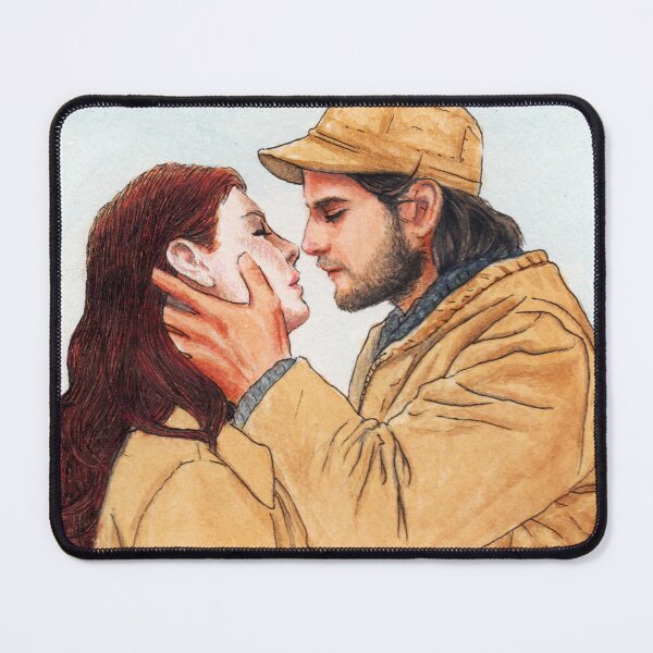 Item preview, Jackie and Ryan illustration designed and sold by Sara-Rae.