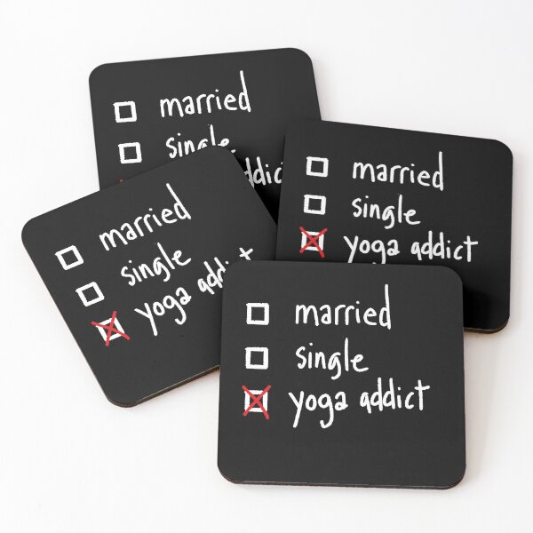 Item preview, Yoga addict  status designed and sold by kharma zero.