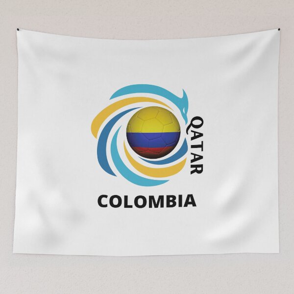 Item preview, Qatar Football soccer team Colombia  designed and sold by DesignsbyMona.