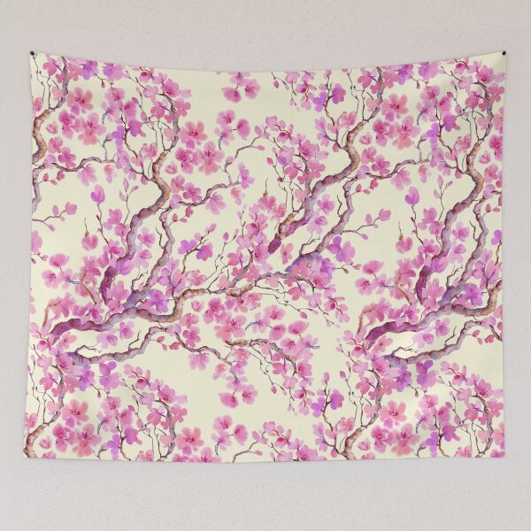Item preview, watercolor cherry,  seamless pattern  designed and sold by mitrushova.